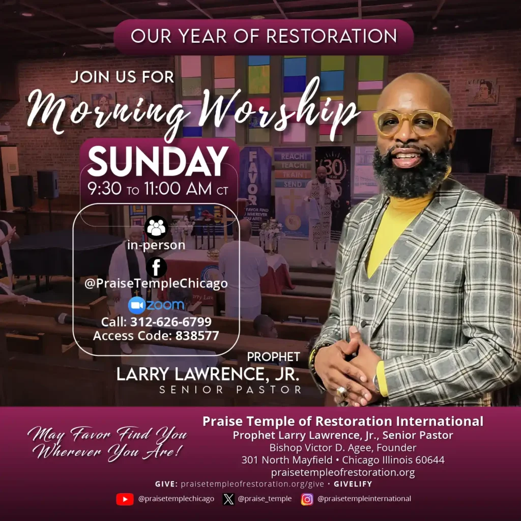 Praise Temple of Restoration International Sunday Worship Service 2026