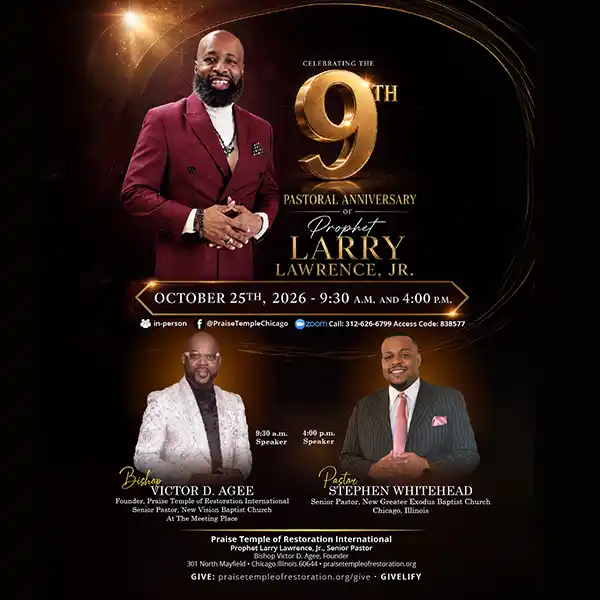 Prophet Larry Lawrence Jr Anniversary